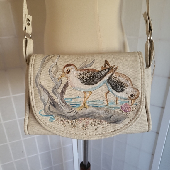 Vintage Painted Shoulder Bag - Picture 3 of 10